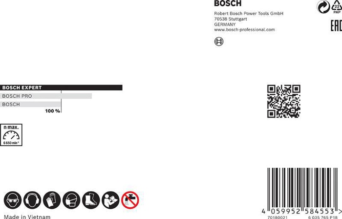 8002580867 - Detailbild3_Anfaserad D.230mm Bohrung 22,23mm Schnitt-B.3,1mm Segment-H-3,2mm BOSCH