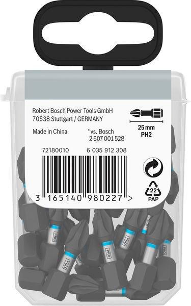 8002580927 - Detailbild_Bits PRO PH2 L.25mm 25 St. BOSCH