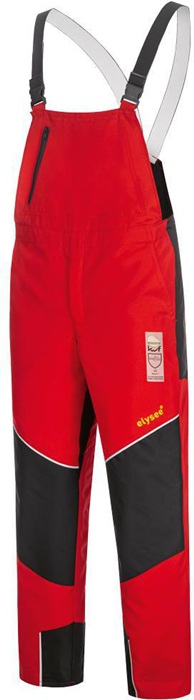 8002747145 - Detailbild_Schnittschutzlatzhose SPEIERLING Gr.58 rot/schwarz/gelb ELYSEE