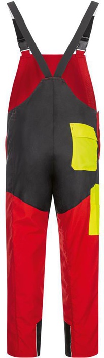 8002747146 - Detailbild2_Schnittschutzlatzhose SPEIERLING Gr.60 rot/schwarz/gelb ELYSEE