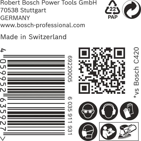 8002769546 - Detailbild4_Schleifpapier EXPERT C470 Abm.100x150mm K80 50 St BOSCH