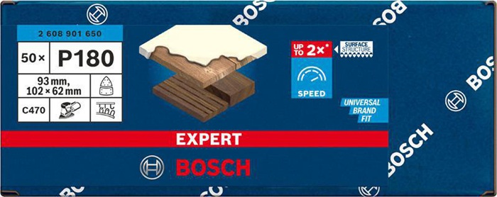 8002769548 - Detailbild2_Schleifpapier EXPERT C470 Abm.102mm K180 50 St BOSCH