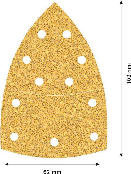 8002769550 - Detailbild_Schleifpapier EXPERT C470 Abm.102mm K40 50 St BOSCH