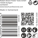 8002769553 - Detailbild_Schleifpapier EXPERT C470 Abm.115x107mm K180 50 St BOSCH