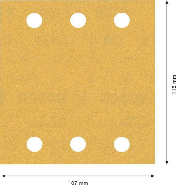 8002769553 - Detailbild4_Schleifpapier EXPERT C470 Abm.115x107mm K180 50 St BOSCH
