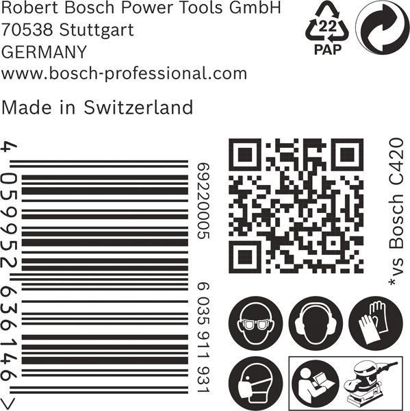8002769559 - Detailbild5_Schleifpapier EXPERT C470 Abm.80x133mm K180 50 St BOSCH