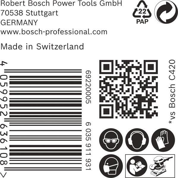 8002769560 - Detailbild4_Schleifpapier EXPERT C470 Abm.80x133mm K40 50 St BOSCH