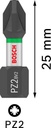 8002769671 - Detailbild_Bits PRO PZ2 L.25mm 25 St. BOSCH