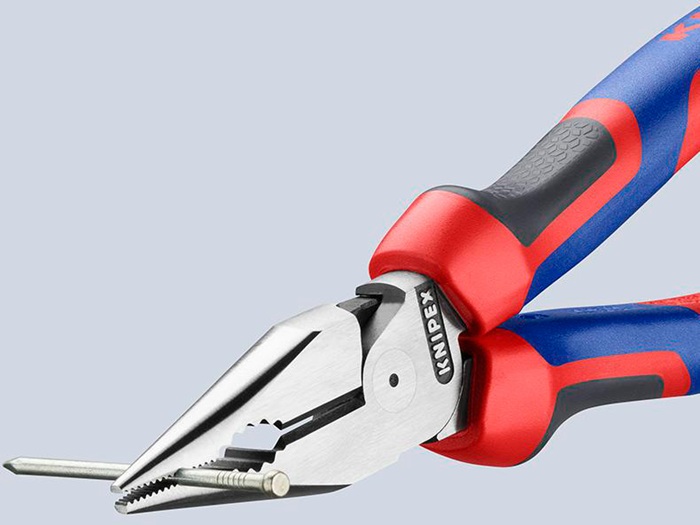 8002875243 - Detailbild5_Spitzkombizange L.185mm pol.Comfort-Griff schwarz atram.KNIPEX