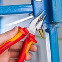 8002875246 - Detailbild2_Spitzkombizange L.185mm pol.Mehrkomp.-Hülle verchr.VDE KNIPEX