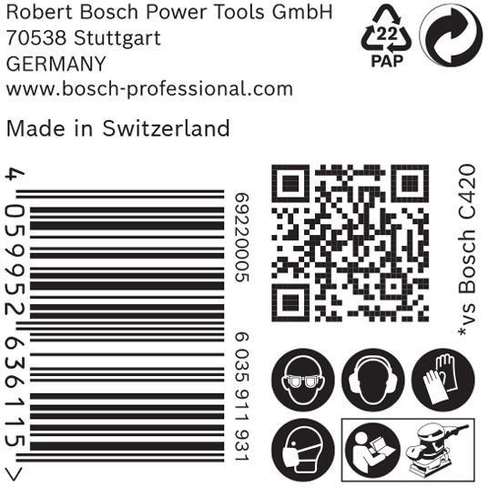 8002929515 - Detailbild3_Schleifpapier EXPERT C470 Abm.80x133mm K60 50 St BOSCH