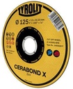 8002934507 - Detailbild_Trennscheibe PREMIUM CERABOND X D125x1,6mm ger.Bohr.22,23mm TYROLIT