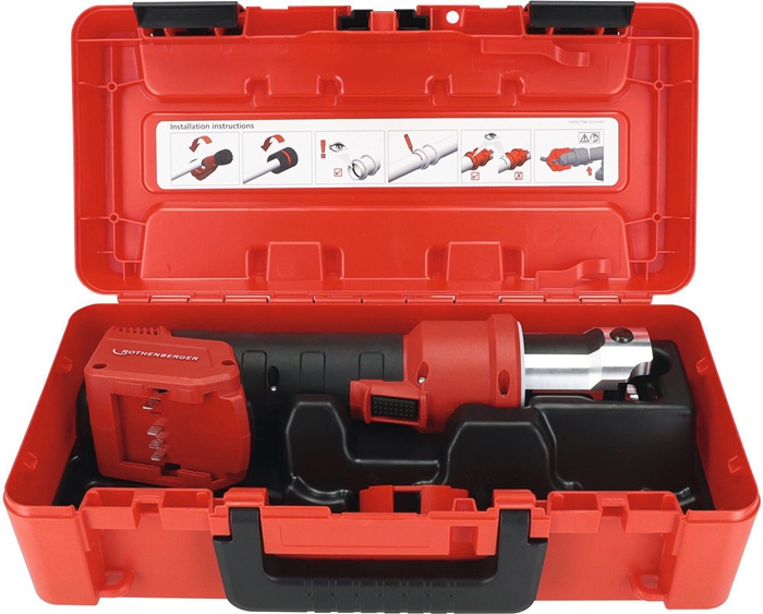 8002981450 - Detailbild5_Hybrid-Pressmaschine ROMAX NANO 32 kN 0-108mm Pressbacke iJAW TH 16,20,26mm,Akku