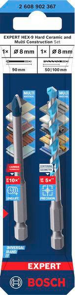 8003586893 - Detailbild_Bohrer EXPERT HEX-9 D.8mm Arbeits-L.60mm L.90/100mm BOSCH