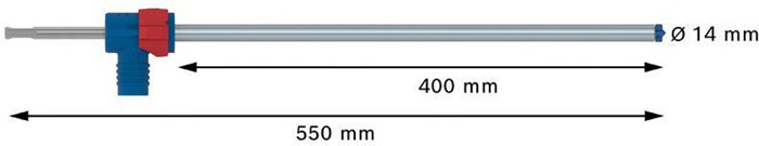8003586919 - Detailbild3_Hammerbohrer-Set EXPERT SDS Clean plus-8X D.14mm Gesamt-L.550mm Arbeits-L.400mm