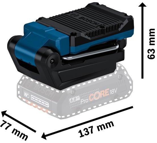 8003586946 - Detailbild4_Akku-Lampe GLI 18V-800 Prof.18V 2Ah 800 lm BOSCH