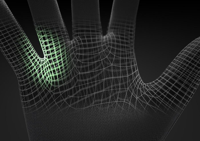 8003595881 - Detailbild3_Handschuhe 8700ESD3D Gr.8 grau/schwarz EN 388/EN 407/EN 16350 PSA II