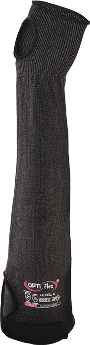 8003669314 - Detailbild_Armschützer BUENOS AIRES 45cm schwarz-melange EN388/EN407 PSA II OPTIFLEX