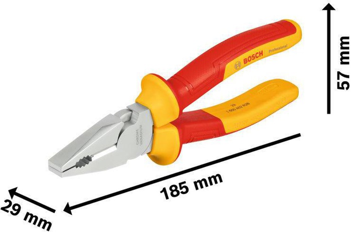 8004039291 - Detailbild_VDE-Kombinationszange 180mm CV BOSCH