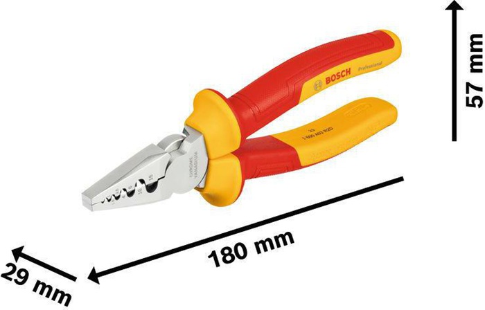 8004039298 - Detailbild_VDE-Crimpzange 180mm CV BOSCH