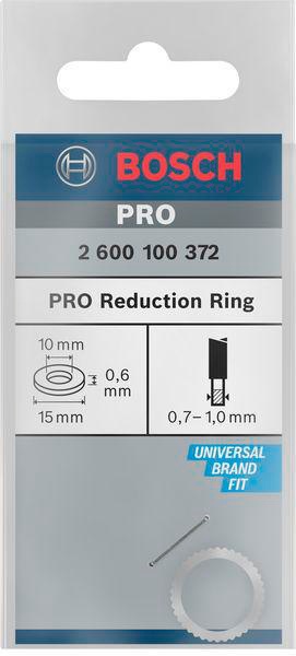 8004039321 - Detailbild_Reduzierring D.15mm Bohrung 10mm Dicke 0,6mm f.Kreissägeblätter BOSCH