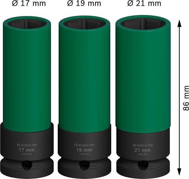 8004039368 - Detailbild3_Steckschlüsseleinsätze-Set PRO Impact 3tlg. 1/2Zoll SW17/19/21mm extra tief