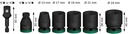 8004039378 - Detailbild3_Steckschlüsseleinsätze-Set PRO Impact 7ltg. 1/2Zoll SW13-24mm BOSCH