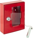 8004221536 - Detailbild_Notschlüsselbox EMG 6165 H150xB120,00xT48mm rot Stal Anz.Hak.1 BURG-WÄCHTER