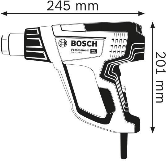 8004257177 - Detailbild3_Heißluftgebläse GHG 23-66 Prof.2300 W 50-650GradC 150-650GradC BOSCH