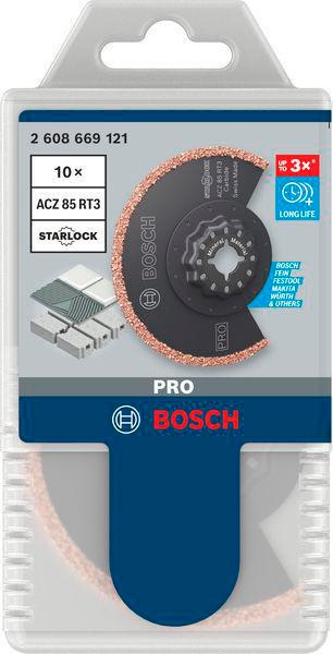 8004257185 - Detailbild_Segmentsägeblatt PRO ACZ 85 RT3 D.85mm Schnitt-B.2,5mm Starlock 10 St.BOSCH
