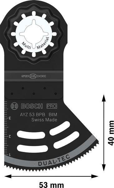 8004257213 - Detailbild2_Tauchsägeblatt PRO AYZ 53 BPB Arbeits-B.53mm Tiefe 40mm BOSCH