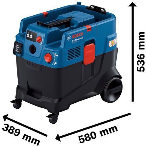 8004257249 - Detailbild3_Allzwecksauger GAS 400 A Sp.230V Leistung 1200W 80l/s 240mbar Beh.vol.20-40l