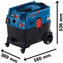 8004257249 - Detailbild3_Allzwecksauger GAS 400 A Sp.230V Leistung 1200W 80l/s 240mbar Beh.vol.20-40l