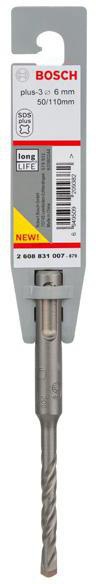 8004257311 - Detailbild5_Hammerbohrer Arbeits-L.50mm D.6mm L.110mm SDS plus-3 BOSCH