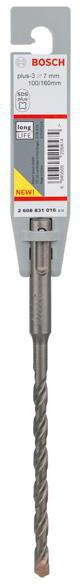 8004257312 - Detailbild3_Hammerbohrer Arbeits-L.100mm D.7mm L.160mm SDS plus-3 BOSCH
