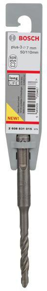 8004257314 - Detailbild5_Hammerbohrer Arbeits-L.50mm D.7mm L.110mm SDS plus-3 BOSCH