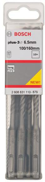 8004257332 - Detailbild3_Hammerbohrer Arbeits-L.100mm D.6,5mm L.160mm SDS plus-3 10 St BOSCH
