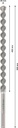 8004257353 - Detailbild_Hammerbohrer PRO Arbeits-L.400mm D.26mm L.520mm SDS max-4 BOSCH