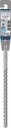 8004257357 - Detailbild3_Hammerbohrer PRO SDS plus-5X D.10,0mm Arbeits-L.150mm L.210mm SDS plus 1 St.