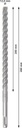 8004257374 - Detailbild3_Hammerbohrer PRO Arbeits-L.200mm D.12mm L.260mm SDS plus-5X BOSCH
