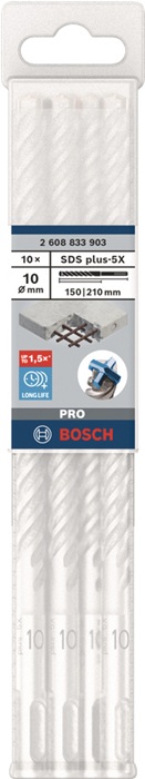 8004257404 - Detailbild5_Hammerbohrer PRO SDS plus-5X D.18,0mm Arbeits-L.400mm L.450mm SDS plus 1 St.