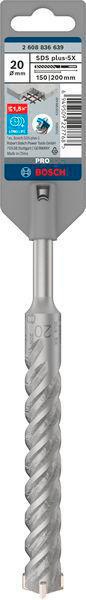 8004257409 - Detailbild4_Hammerbohrer PRO SDS plus-5X D.20,0mm Arbeits-L.150mm L.200mm SDS plus