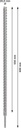 8004257412 - Detailbild2_Hammerbohrer PRO SDS plus-5X D.20,0mm Arbeits-L.550mm L.600mm SDS plus