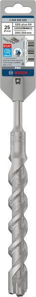8004257418 - Detailbild5_Hammerbohrer PRO SDS plus-5X D.25,0mm Arbeits-L.200mm L.250mm SDS plus