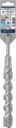 8004257420 - Detailbild_Hammerbohrer PRO D.26mm Arbeits-L.200mm L.250mm SDS plus-5X BOSCH