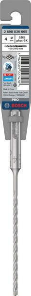 8004257422 - Detailbild_Hammerbohrer PRO D.4mm Arbeits-L.100mm L.160mm SDS plus-5X BOSCH