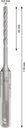 8004257423 - Detailbild2_Hammerbohrer PRO SDS plus-5X D.4,0mm Arbeits-L.50mm L.110mm SDS plus