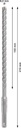 8004257462 - Detailbild4_Hammerbohrer PRO SDS plus-5X D.8,0mm Arbeits-L.150mm L.210mm SDS plus