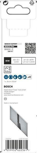 8004257504 - Detailbild2_Säbelsägeblatt PRO Medium-Thick Metal precise S937BEF L.150mm B.25mm BIM 5 St