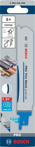 8004257515 - Detailbild_Säbelsägeblatt PRO Thin Metal precise S937EAF L.150mm B.25mm BIM 5 St BOSCH